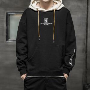 Quality Men Loose Embroidered Casual Garment Men's Hooded For Winter wholesale