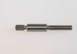 Natural Color CNC Machining Metal Parts Connecting Shaft With Knob Stick / Screw