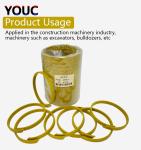 KZT 80*4*7.9 PTFE Wearing Ring Support Ring for Brown Construction Accessories