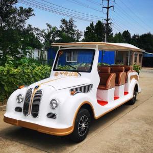 Quality Oem Large White Vintage 72 Volt Golf Cart Manufacturers 11 Seats wholesale