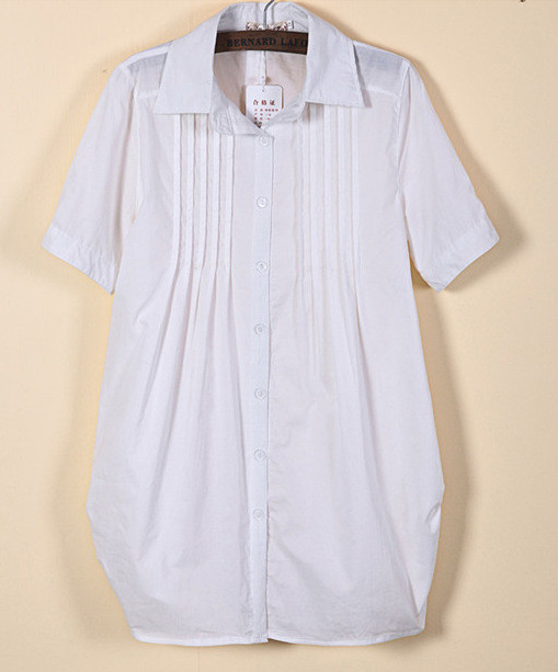 F4856 lady fashion shirt fabric cotton/poly spandex plain 40SX75D+40D 105GSM 57/58"