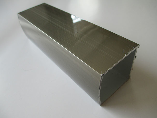 Dark Gold Aluminium Channel Profiles , Extruded Aluminum Profiles For Stair Railing