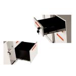 Cold Roll Steel Sheets Metal Mobile Pedestal Storage Cabinets Customized Color