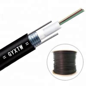 Quality 2-24 Core GYXTW Armored Multimode Fiber Optic Cable Double Parallel FRP wholesale