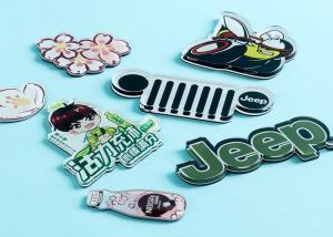 Quality Fashion gift acrylic refrigerator stickers UV full color printing logo design novel magnetic refrigerator stickers wholesale