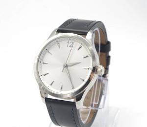 Quality Genuine Leather Wrist Watch Stainless Steel Back 3atm Water Resistant wholesale