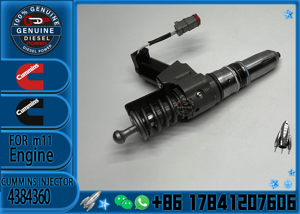 Factory OEM quality Brand New Diesel Common Rail Fuel Injector Assembly 4307516 3087560 4384360 for C ummins N14 engine