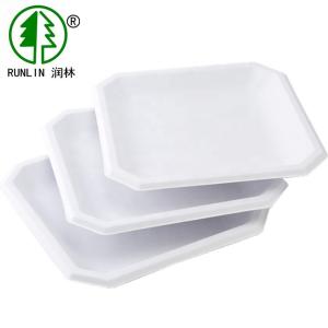 Quality 6in Dessert Environmentally Friendly Disposable Plates Square Biodegradable wholesale