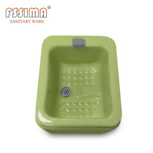 Quality Square Pedicure Foot Tub Durable Acrylic Foot Massage Tub 570X570X330mm wholesale