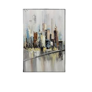 Quality Hand Painted Colorful Knife Oil Painting on Canvas Living Room Decor Abstract Wall Painting wholesale