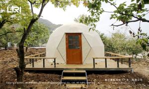 Quality Steel Q235 Half Dome Glamping Tent For Five Star Hotel Resort wholesale