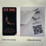 Waterproof Double Layer Labels Cigarette Security Sticker Label CE