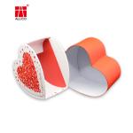 Sliding Drawer Ribbon Tie Gift Box 40cm X 30cm , CMYK Valentines Heart Box
