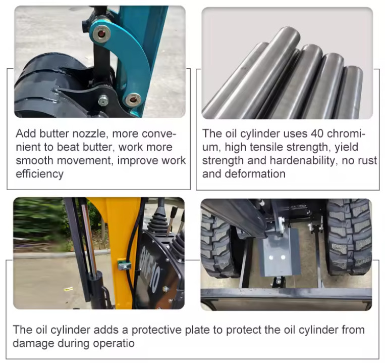 QIYUN machinery China Excavation Construction wheel made in China Size optional auger boring machine best mini excavator