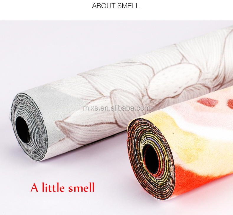 Luming YM-005 Non-slip Slimming Exercise Fitness Gymnastics Mat  Esterilla Pilates Rubber Yoga Mat