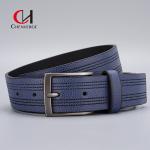 3.5cm Width Men's Leather Belts Zinc Alloy Pin Buckle Business Casual Belt