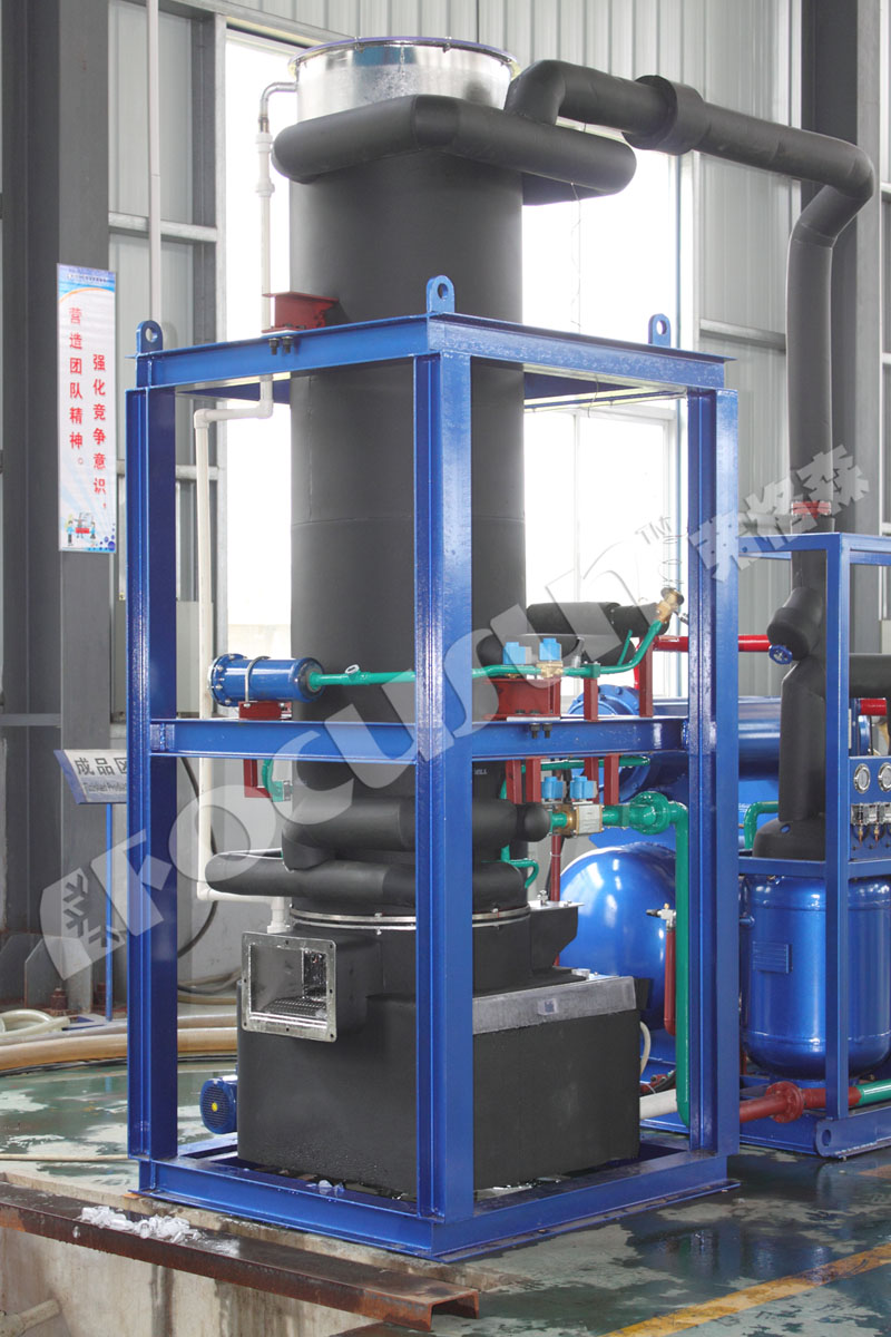 Energy Mining 5 Ton Tube Ice Machine Evaporator with Bitzer Compressor and Performance
