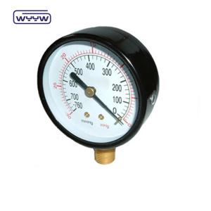 Quality Steel Vacuum Pressure Gauge Manometer Bottom Mount WYYW wholesale