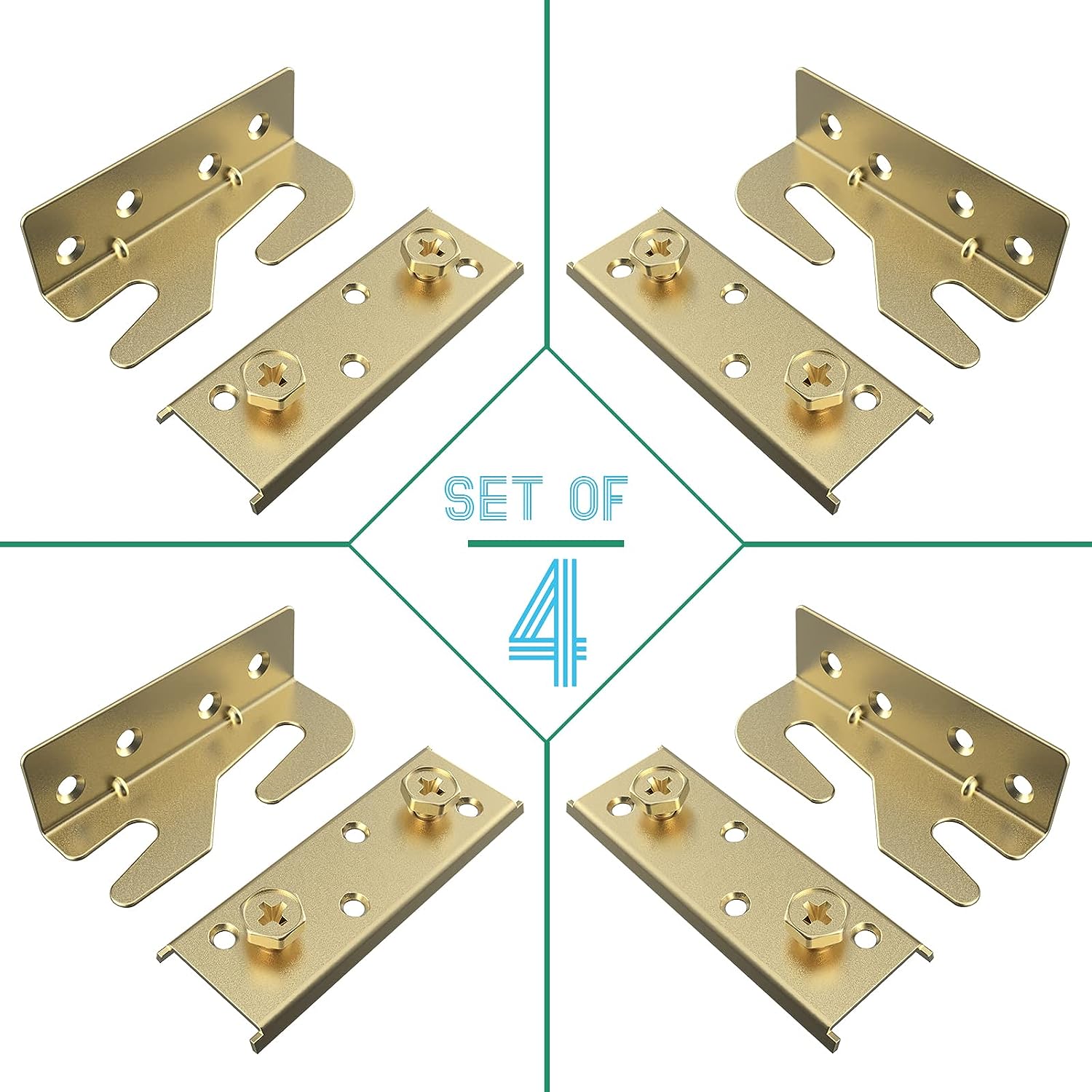 Efficiently Support Your Fixed Bed Frame with Our Headboard Bolts Customizable