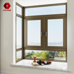 Quality Double Glazed Tilt And Turn Windows Thermal Break Frosted Glass Casement wholesale