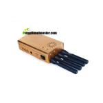 DC12V 4 Antennas Golden 2w Cellular Jammer Blocker GPS Wifi 4G 3G GSM Signal