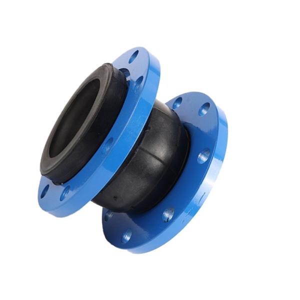 Epdm Flexible Pn16 Flange Rubber Bellows Expansion Joints single ball Pipe