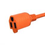 End Type / 15ft Heavy Duty Power Cord In 3 Prong16 SJTW AWG On Outdoor