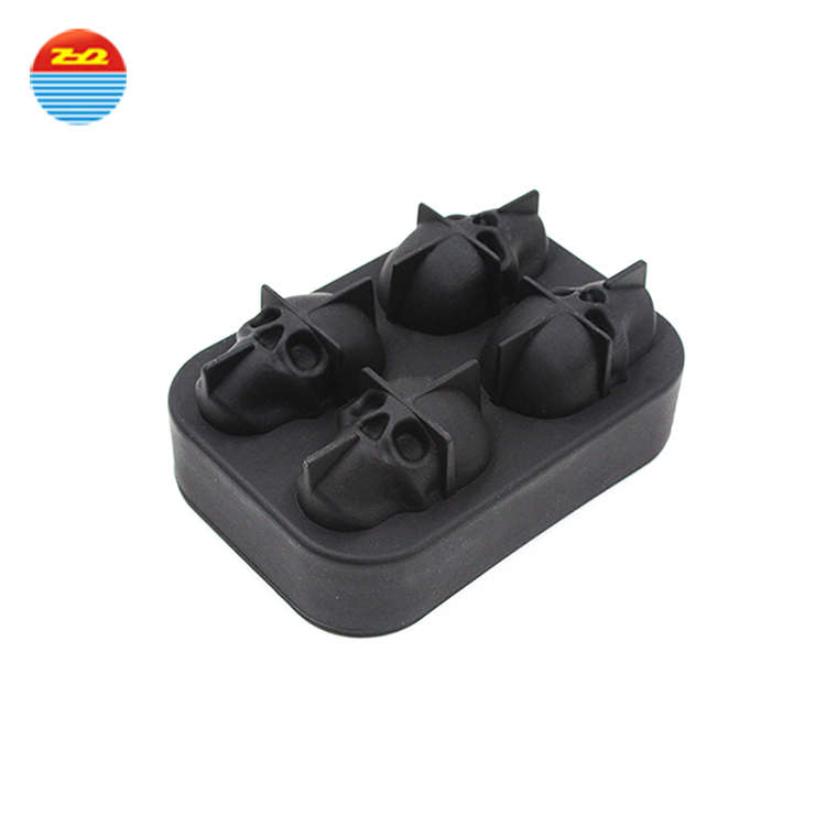 Non - Toxic Silicone Novelty Ice Cube Trays Baby Food Freezer Storage Tray