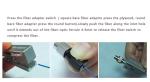 SC Metal Square Silver Color Bare Optical Fiber Adapter , Fiber Optic Cable