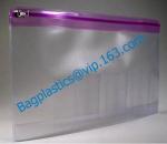 Quad Seal Flat Poly Metallized Film Slider Zipper, Metal slider BAGS, metal zip