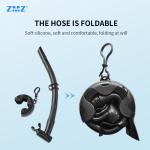 Portable Dive Gear Kit Full Silicone Scuba Free Diving Adult Snorkel Mask