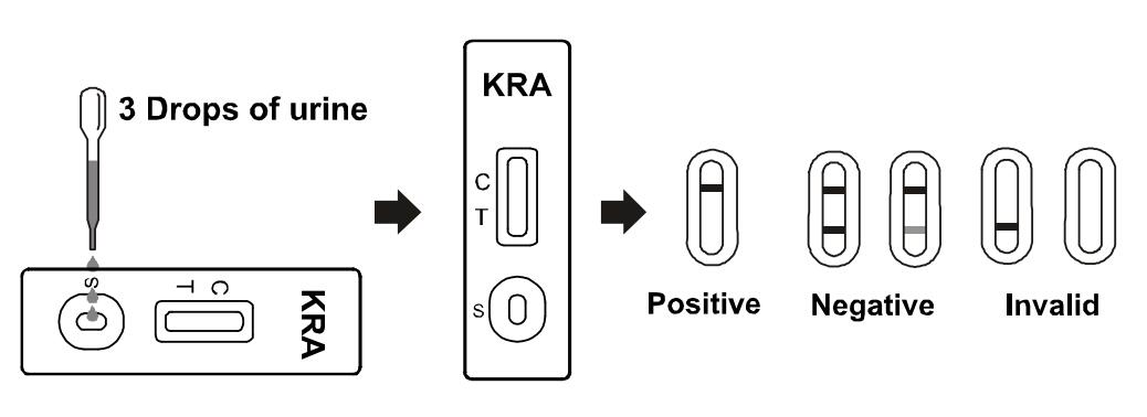 CE Kratom Drug Abuse Test Kit Dipstick Rapid Test Cassette Urine