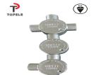 2 Way Circular Junction Box Malleable Iron Round Electrical Hot Dipped