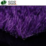 Garden Playground Purple Artificial Grass Natural Looking Plastic Material