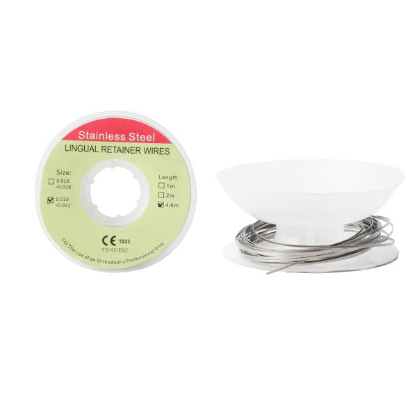 Retainer Wire - Durable Orthodontic Supplies (0.010×0.028×6 Inch) | Precision