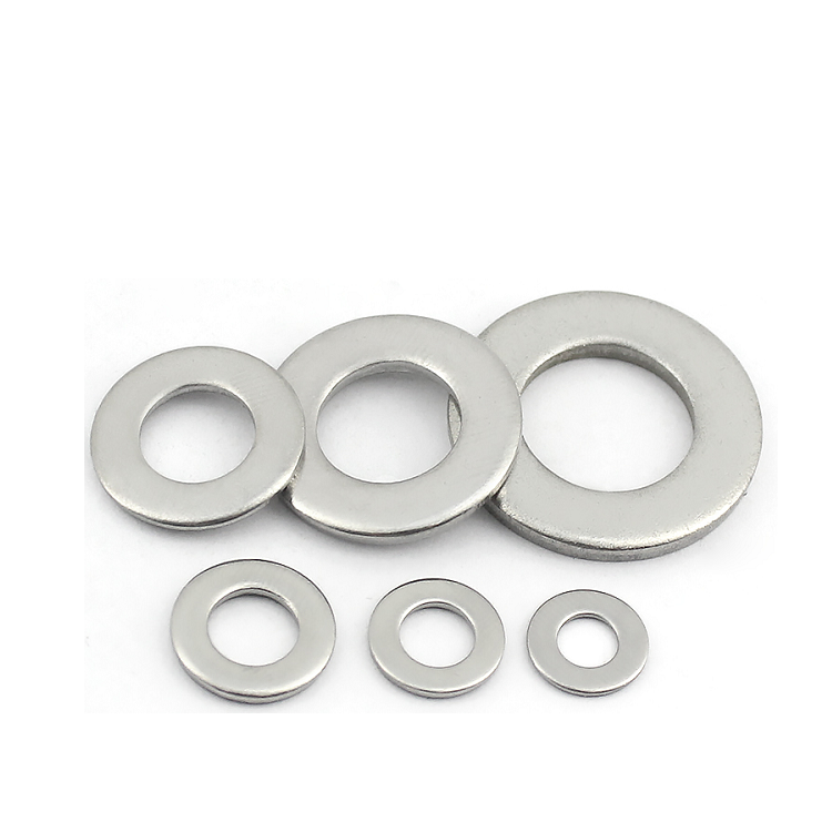 DIN Standard M6 M8 M10 M12 Brass Flat Washers for Custom Size and Golden Zinc Plating