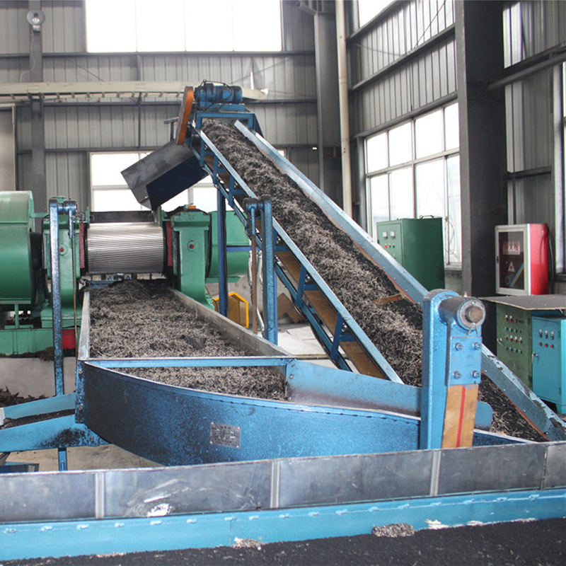 Tire Shredder Rubber Crusher xkp-400 Rubber Recycling Machinery within 50HZ Voltage