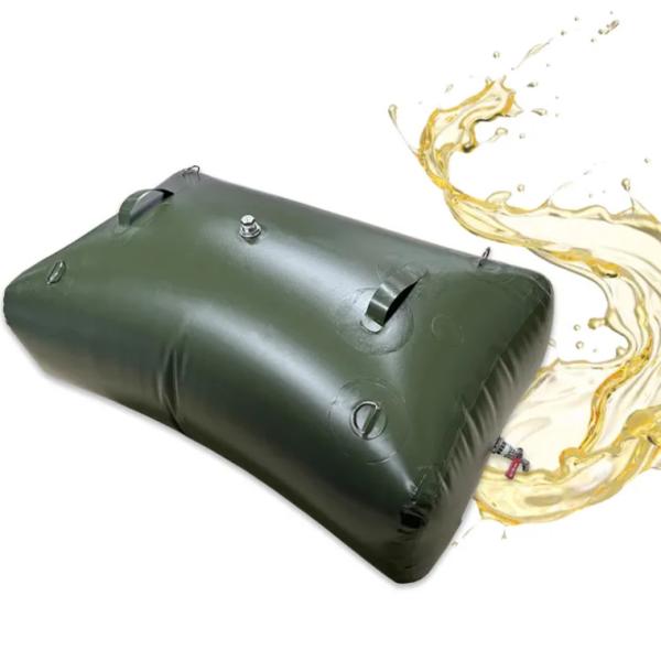 PVC / TPU Coated Fabric Flexible Oil Tank For Gasoline Diesel Storage And