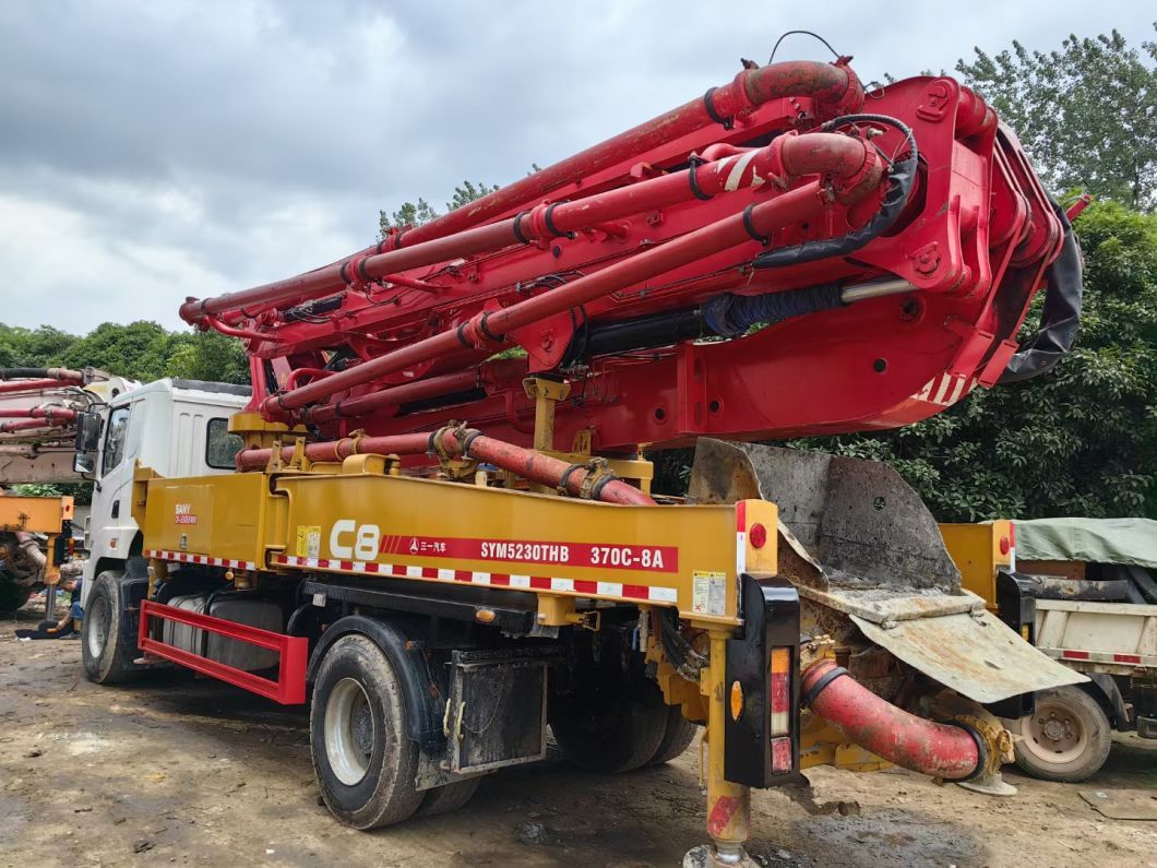 2020 Used 37m Concrete Pump Truck Heavy Equipment Concrete Boom Pump Truck Mounted Pump