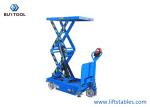 0.8kw Hydraulic Heavy Duty Mobile Lift Tables 500kg 300kg 800kg 1000kg