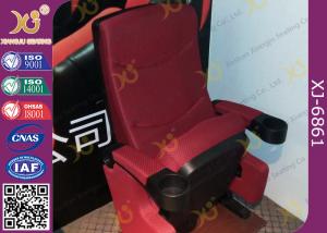 Quality Gravity Recovery Fabric Surface Movie Theater Furniture Folding Up Chairs wholesale