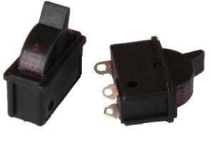 Quality Black On Off Electric Power Switch With 3 Terminals 125/250VAC 24A/12A wholesale
