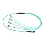 12 core om3 40G mpo-lc fiber optic cable