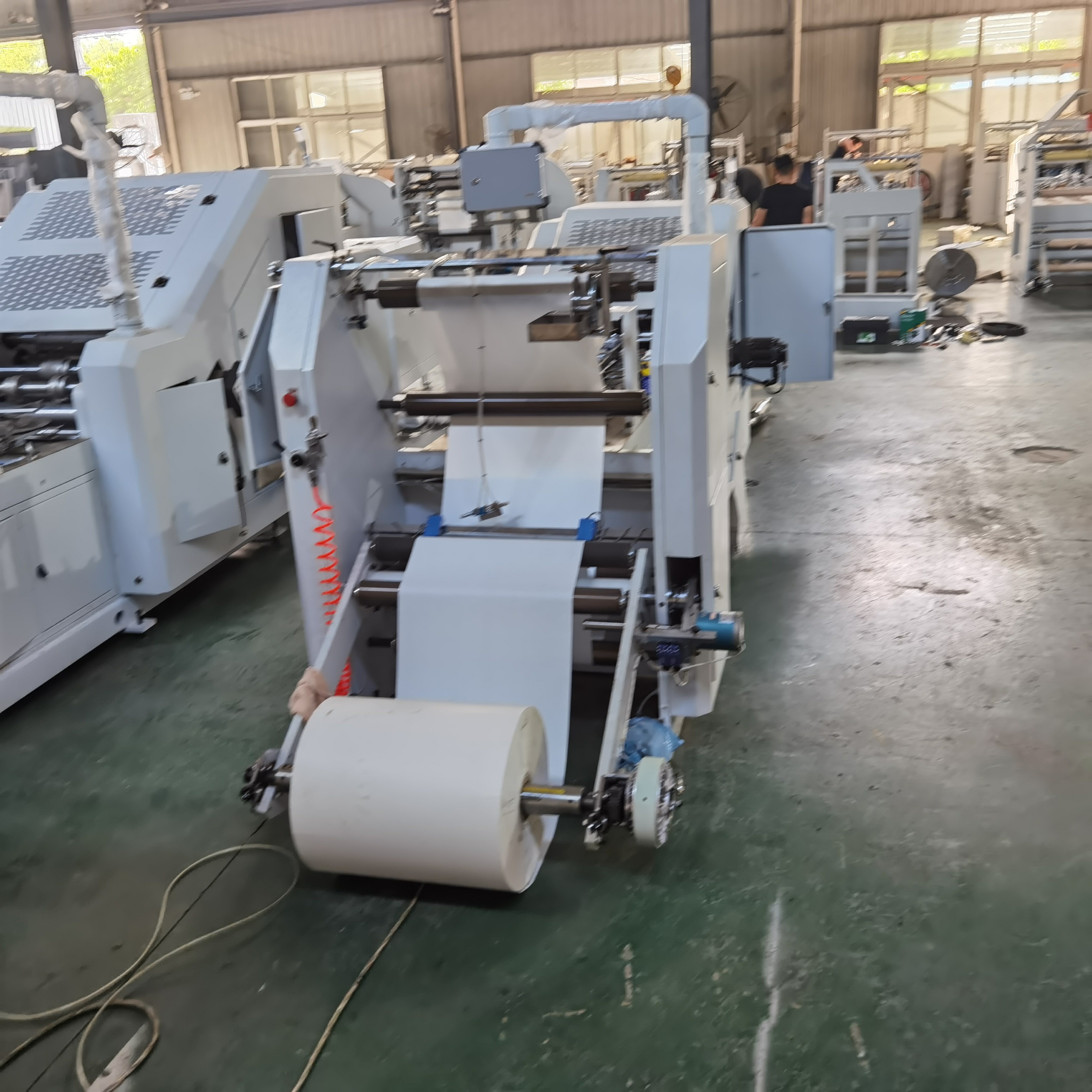 380V Paper Carry Bag Making Machine Fully Automatic , 220V Twisted Paper Handle Making Machine