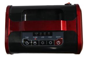 Quality TNP-2008I-E3 Mini Electric Fireplace Red / Black Indoor Application CE Approved wholesale
