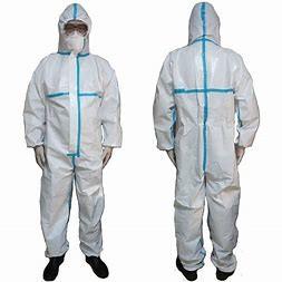 Quality En14126 Full Body Fire Retardant Microporous Disposable Protective Suit wholesale