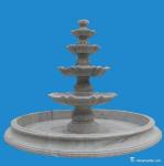 Outdoor garden 5 Tier Stone Marble Water Pool Fountain