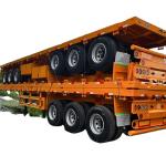 3 4 Axle 40ft 50 Ton Flatbed Container Semi Trailer Transport Semi Trailer For