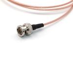 Straight To Right Angle BNC RG179 50 Ohm 75 Ohm SDI Cable