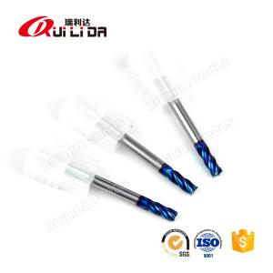 Quality HRC65 4 Flute End Mill Tungsten Solid Carbide Square Endmill For Hard Steel wholesale
